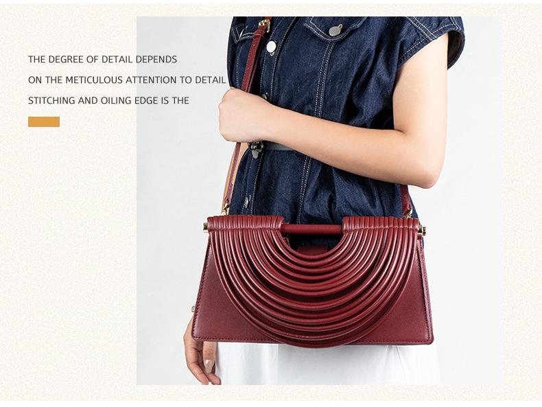 2025 Women's Trapezoidal Crossbody Bag with Tassel Design – Handmade Woven Shoulder Bag