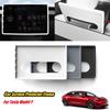 For Tesla Model Y Juniper Model 3 Highland Full Coverage Protective Frame Edge Cover Anti Scratch Silicone Screen Protector