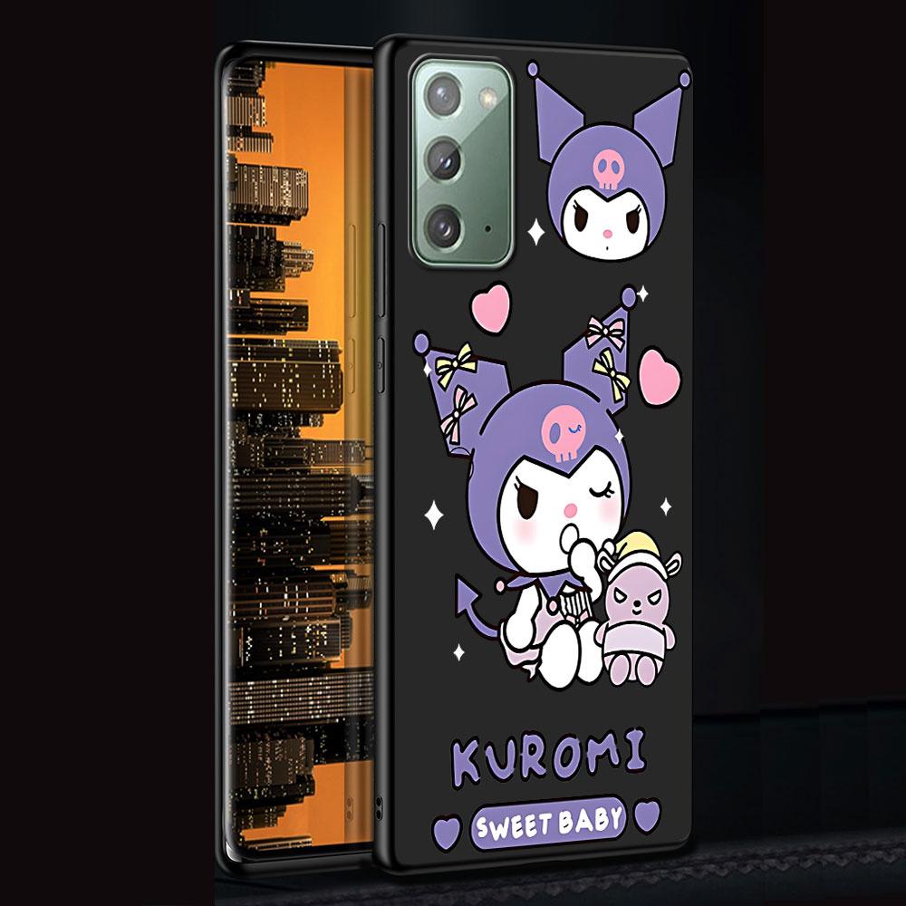 Cinnamoroll Kuromi Case for Samsung Galaxy Note 20 Ultra 10 Plus 9 8 TPU Phone Cover Note 10 Lite Soft Shell Funda Capa