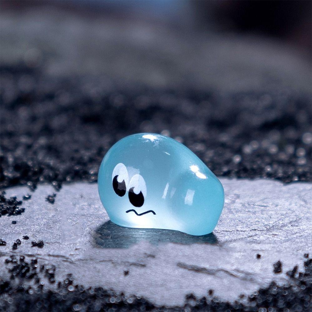 

50pcs Cute Mini Water Elf Ornament Cartoon Waterdrop Statue Toy Halloween Gift style 1