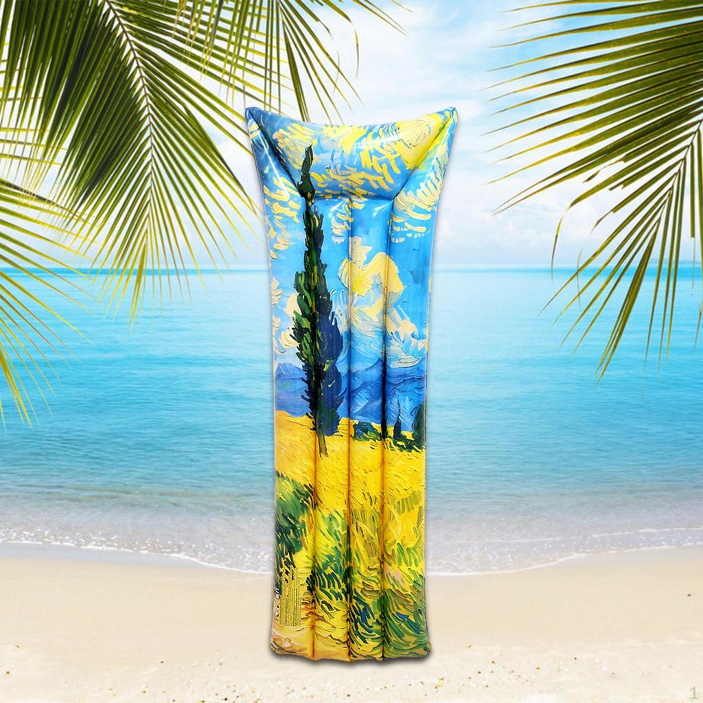 Şişme Havuz Yatağı Su Üzerinde Serin Tutun Eğlenceli Sal Şezlong