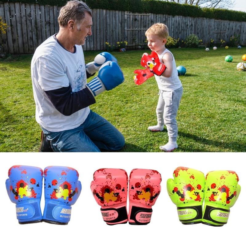 Kids Sports Boxing Gloves Beginners Heavy Bag Gloves Boys & Girls Training Sparring Gloves for Punching Bag, Kickboxing
