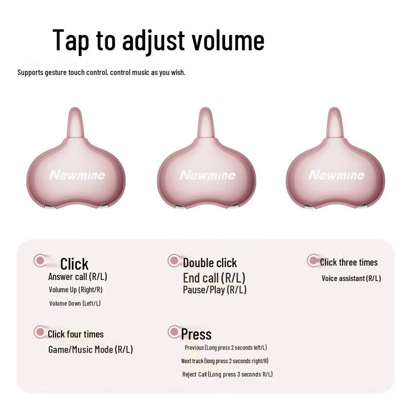 Newmine S6 Pro Open-Ear Bluetooth Earphones