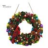 DIY-Feiertagshandwerk für Erwachsene Weihnachts-Diamantmalerei-Kranz-Set mit LED-Lichterkette, Schneemann-Perlenkunst Hängendes Ornament für Erwachsene, Acryl