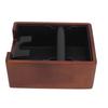 Coffee Knock Box Integrated Wood ABS Iron with Handle Holder Coffee Grounds Bucket for Home Cafe