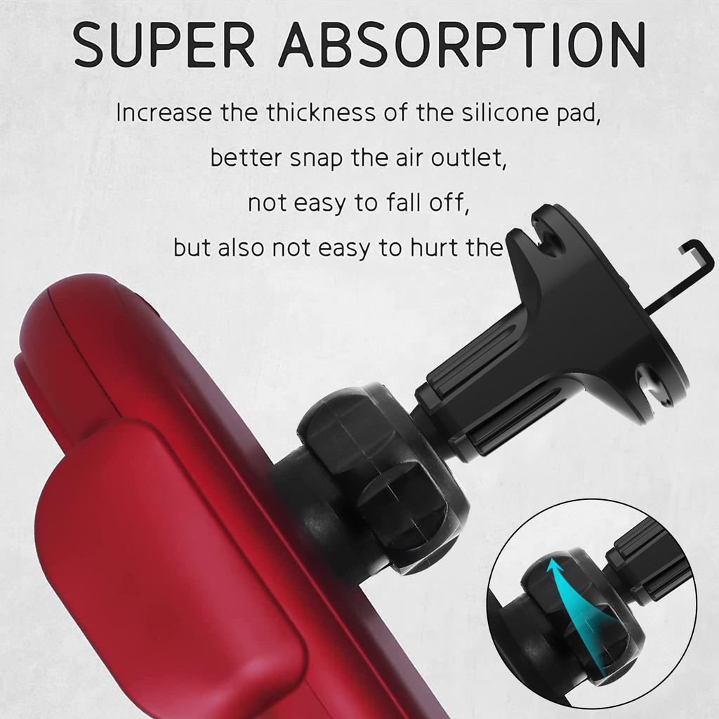 10W Car Wireless Charger Air Vent Mount Infrared Induction Auto-Clamping Air Vent Phone Holder for iPhone 14 13 Samsung Xiaomi