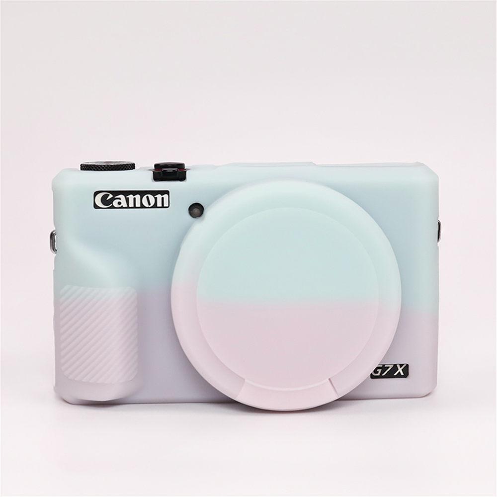 G7XIII Soft Silicone Armor Camera Body Case For Canon G7X III G7X Mark III G7X3 Rubber Protection Cover Skin With Lens Cap