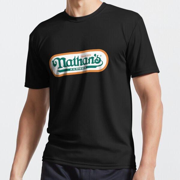 Nathans Coney Island 2 T-Shirt Funny Logo American Men s T-Shirt S to 5XL S разноцветный