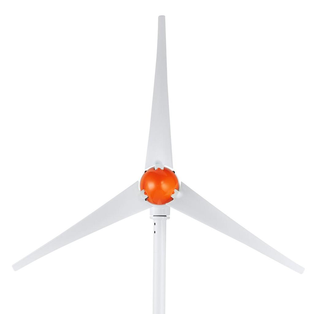 500W generátor větrné turbíny 12V 3lopatková sada větrné turbíny a MPPT regulátor
