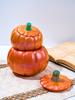 3D Large Pumpkin Storage Box Silicone Mold Plaster Candle Jar Making Mould Handmade Flowerpot Resin Molds Halloween Decor Gifts