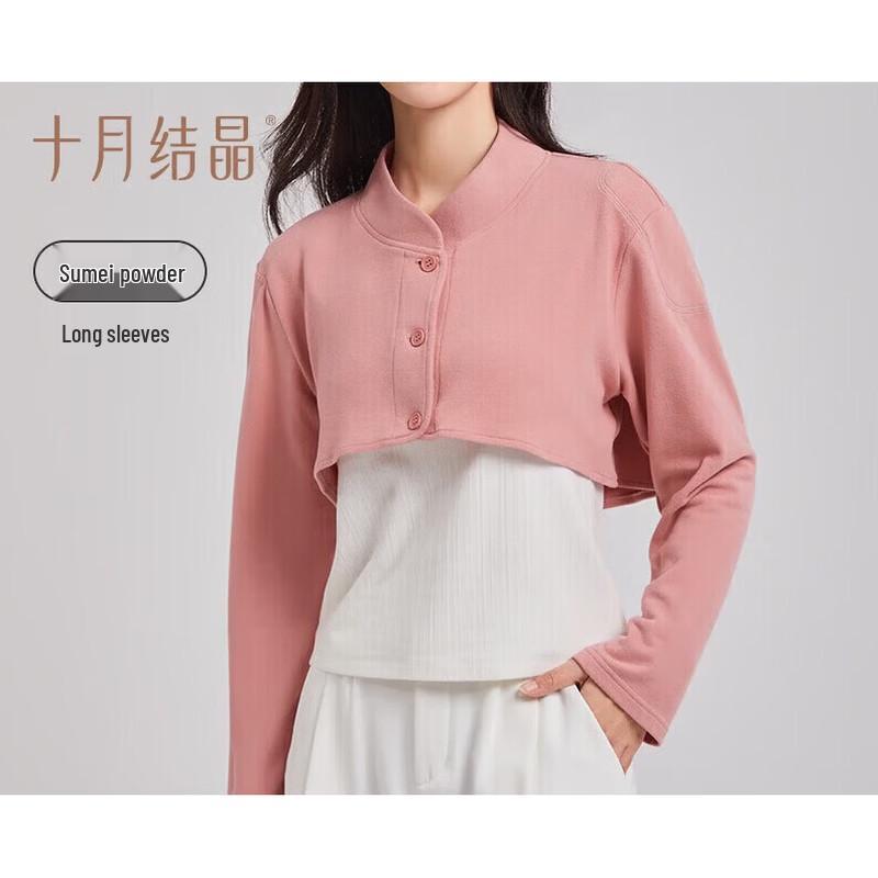 

October Crystal Maternity Sleeveless Long-Sleeve Top