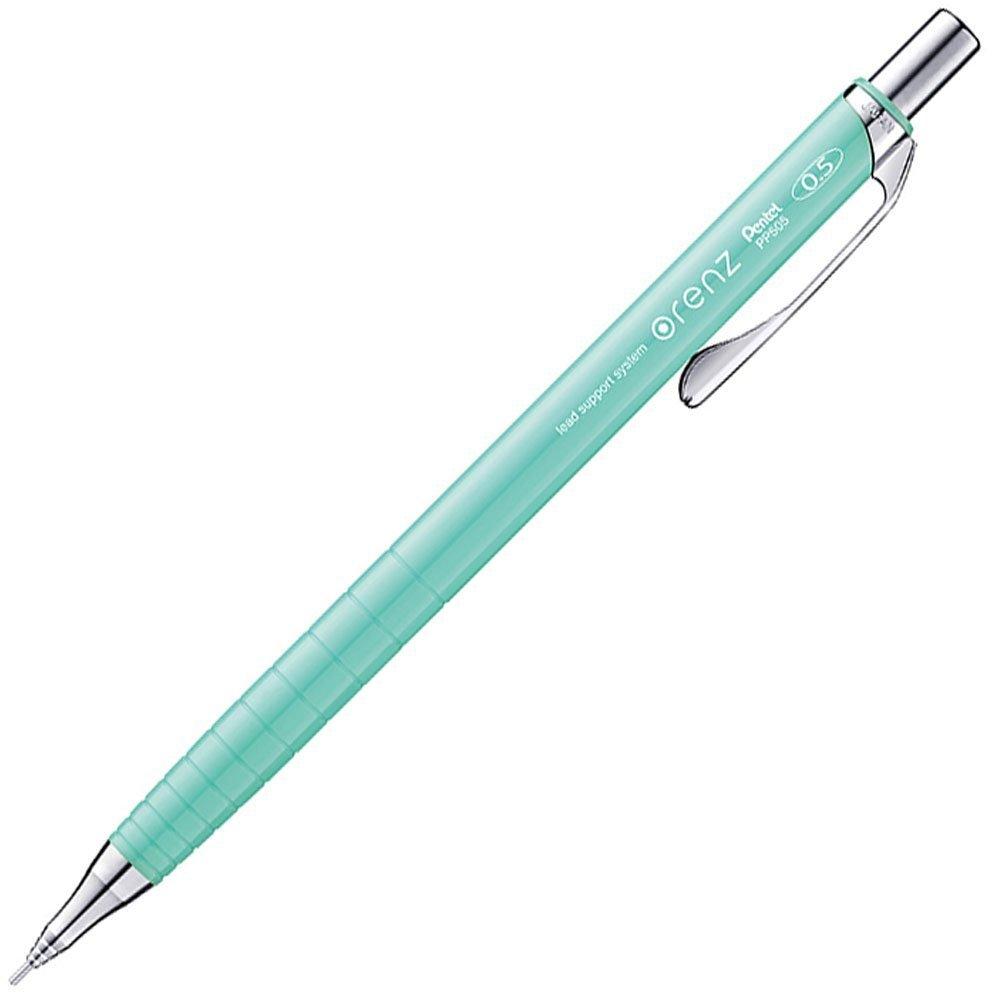 Pentel Orenz Mechanical Mint Green of 0.5mm Pencil, XPP505-GD [Set of 5] зелёный