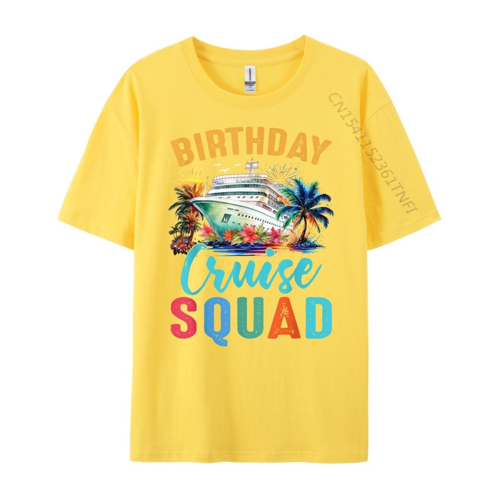 Birthday Cruise Squad 2024 Cruise Birthday Party Celebration Funny T Shirts Sale Birthday