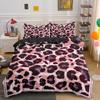 Leopard Print Bedding Set Animal Skin Duvet Cover For Kids Teens Adult Quilt Cover Polyester Comforter Cover With Pillowcase