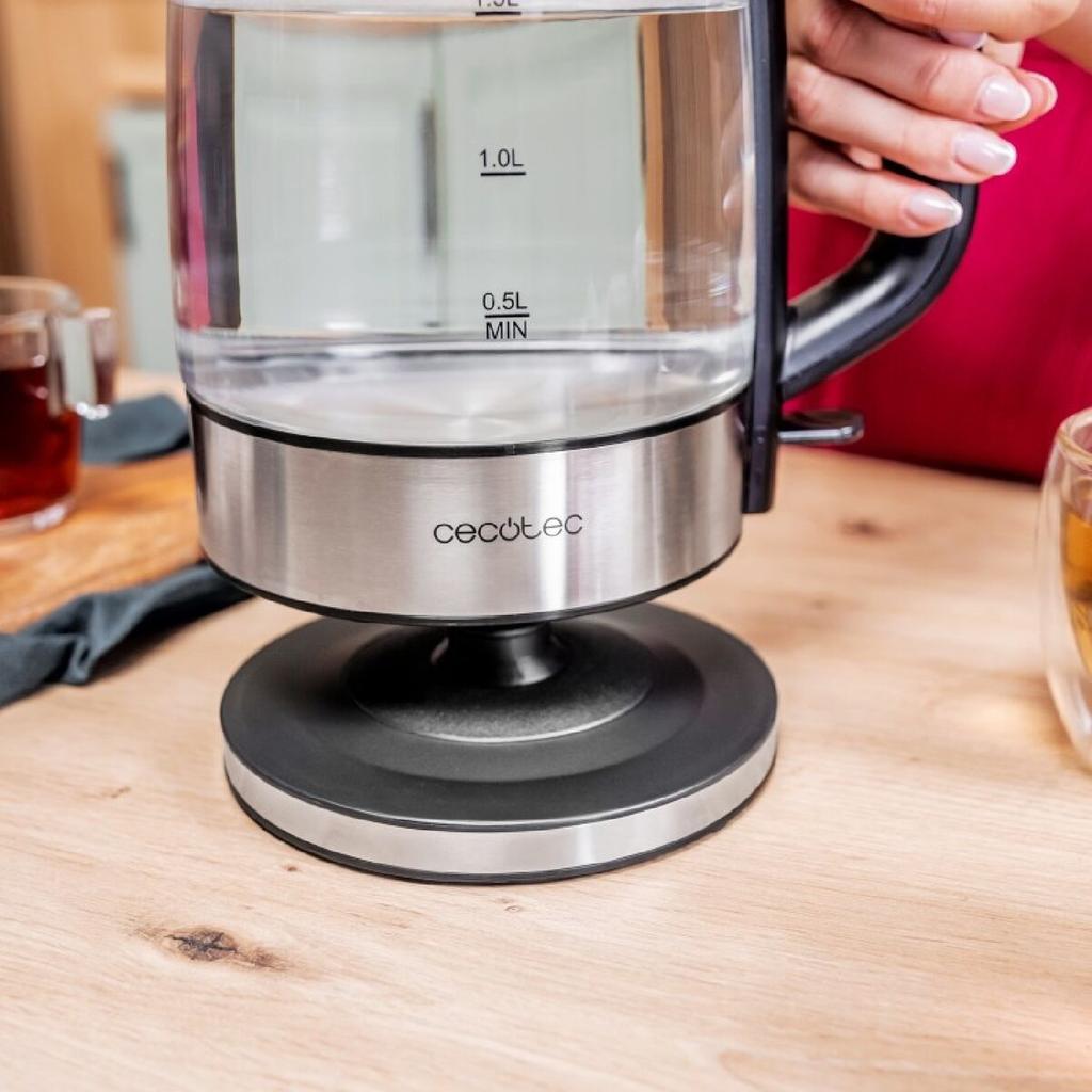 Cecotec Thermosense 340 Electric Kettle 1.7L 2200W Clear
