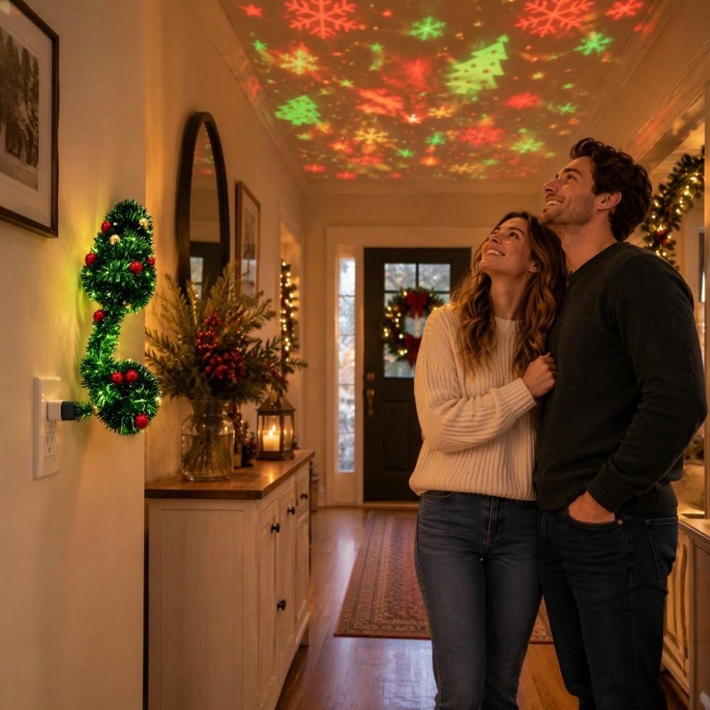 HD Ceiling Projector 6 Festive Scenes Projection Light DIY Night Lamp Home