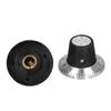50Pcs Potentiometer Dial Knob Plastic Control Knobs Caps Replacement with 6mm Shaft BEMC1