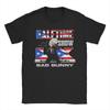 Unisexs Bad Bunny Puerto Rican Flag Benito Bowl T Shirts Pure Cotton Tops Fashion Short Sleeve Round Neck Tees Graphic Tshirt