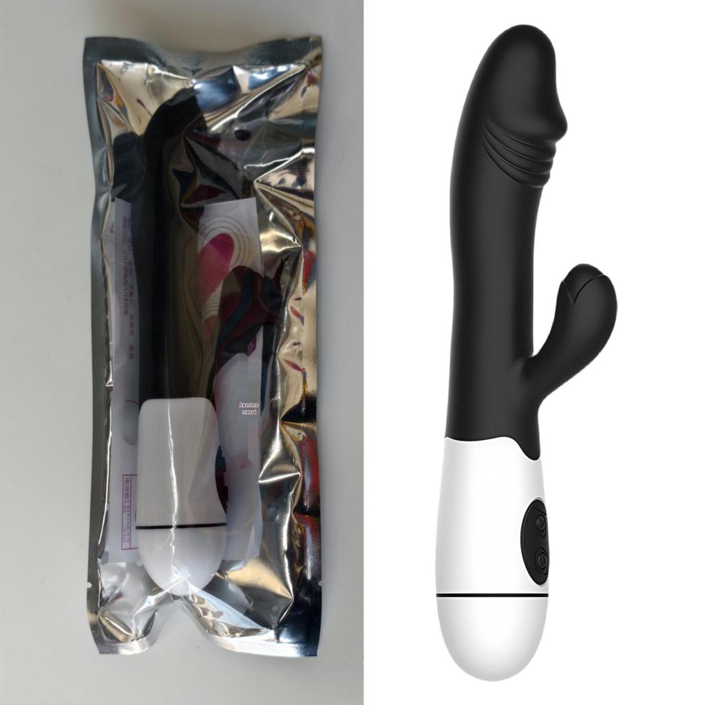 Dual-Action Silicone Vibrator with Variable Frequencies for G-Spot and Massage Stimulation
