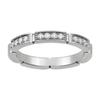 Chain shaped single row diamond ring, high-end micro inlaid high carbon diamond, personalized and fashionable Electroplating Unisex Gift