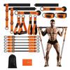 Pilates Bar Kit W/ Resistance Bands Pilates Workout Equipment Portable Yoga Stick for Hip Back Arm Full-Body Workouts