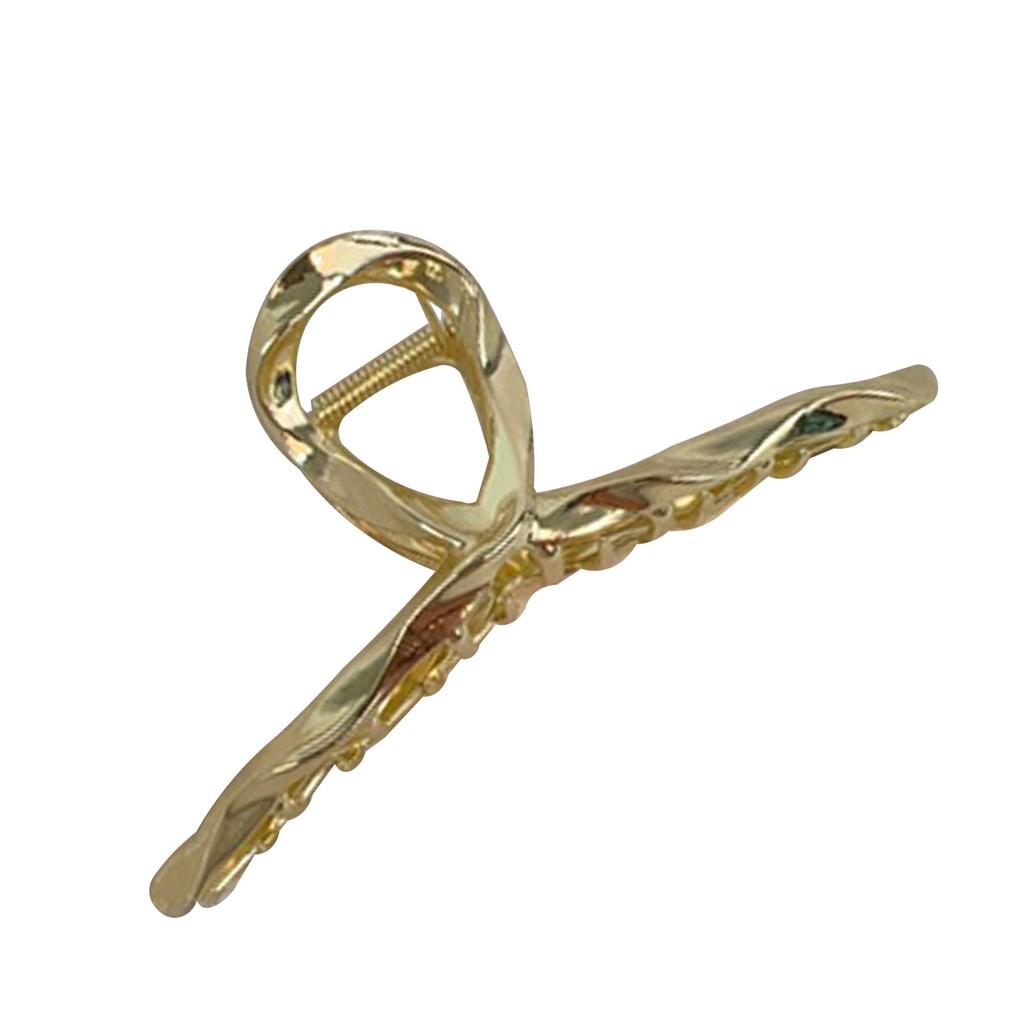 Hair Claw Clip Twisted Claw Clips Clamps Large Alloy Hair Catch Pure Color Styling Accessories