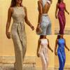 V-Neck Women's Ribbed Knit Slim Fit Cross Blouse Shirt Top