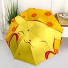 1pc Pikachu Polka_Dot Automatic Open/Close Folding Umbrella, Windproof 8-Rib Construction, Lightweight Travel Umbrella for Women/Men 02
