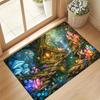 1pc Magic Forest Elf Entrance Mat Suitable for Home & Outdoor, Non-Slip Machine Washable with Elf-T