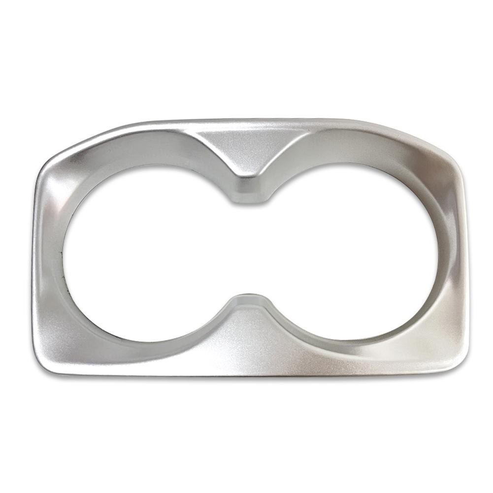 

Car Interior Cup Holder Cover Trim for Peugeot 4008 5008 3008 GT 2017 2018 Matte Chrome Framing Styling Car Accessories ABS