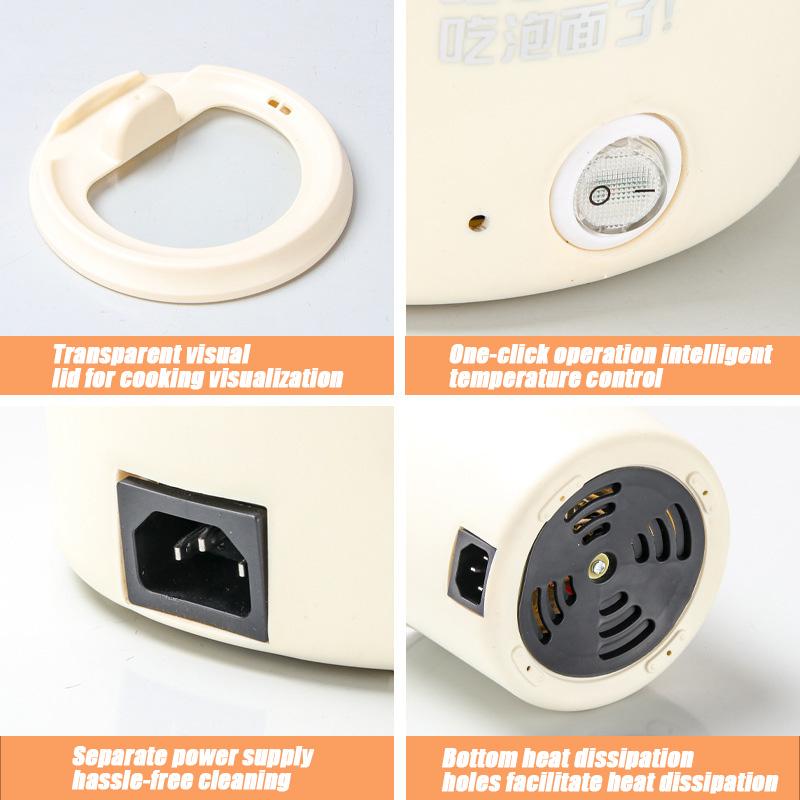 Mini Non-stick Noodles Cooking Pot Electric Rice Cooker Food Multi Cooker Home Portable Hot Pot