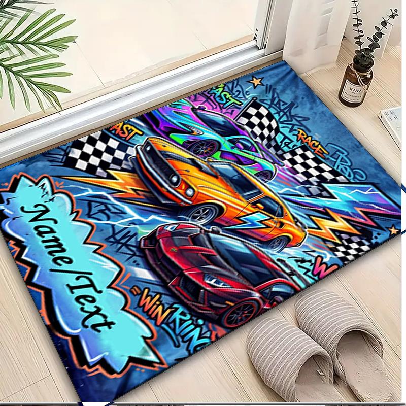 1PC Custom Name Dreams Theme Floor Mat Ideal for Living Room, Game Rooms, Office, Bedroom, Office Floor Mat , Floor Mats for Home