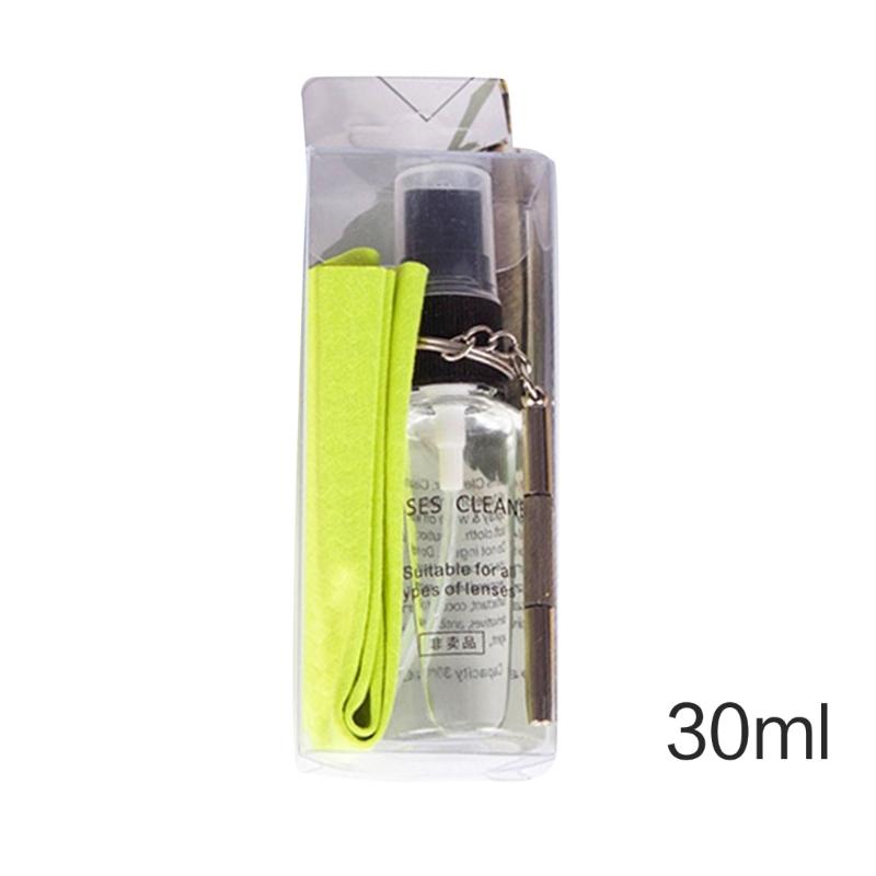 Spray Detergente per Lenti Occhiali Kit Pulizia Occhiali Rimuovi Graffi Strumento di Riparazione