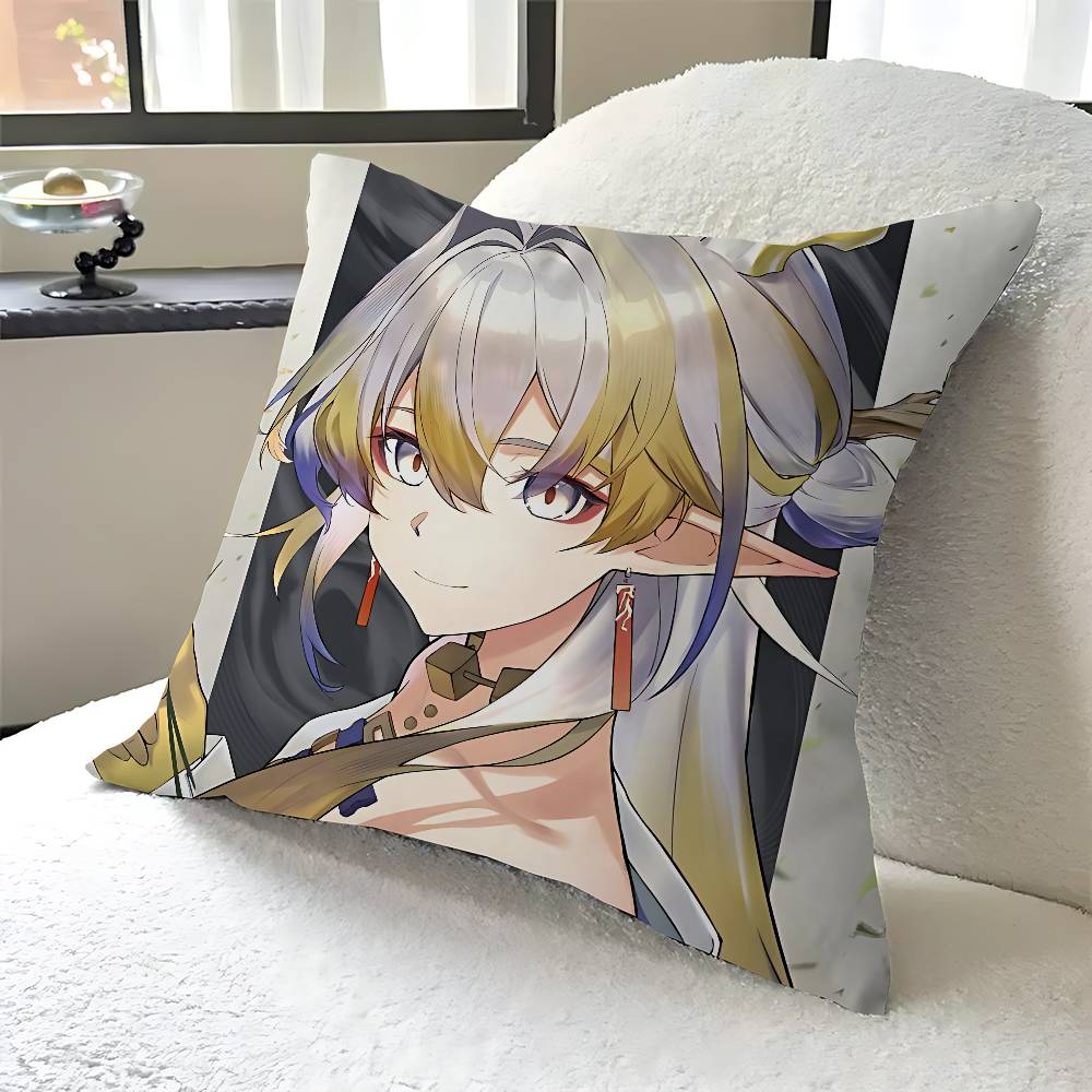 Arknights Shu Kissenbezug Kissenbezug Polsterung Sofawurfkissen Heimdekor Kissenbezug