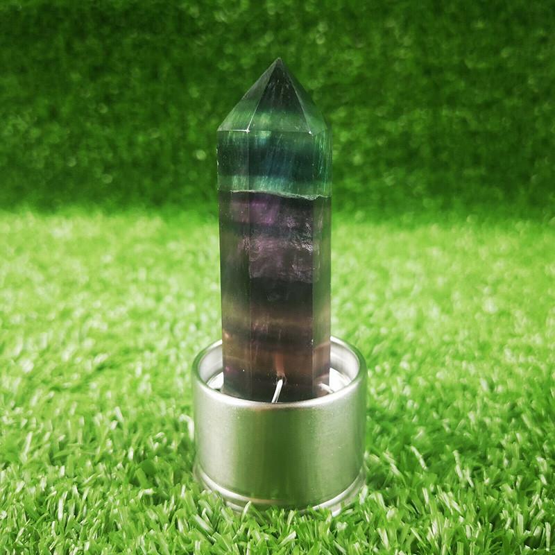 Elixir Crystal Quartz Water Bottle Natural Obelisk Point Wand Reiki Rock Healing