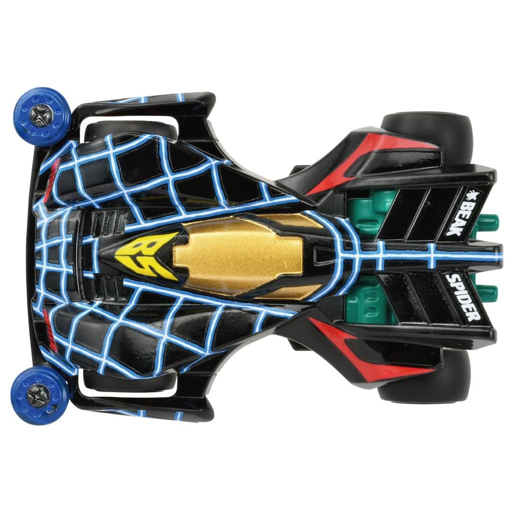 TAKARA TOMY Tomica Premium Unlimited Bakusou Kyodai Mini 4WD Beak Spider Miniature Car Toy for Ages 6 and Up Let's & Go!!