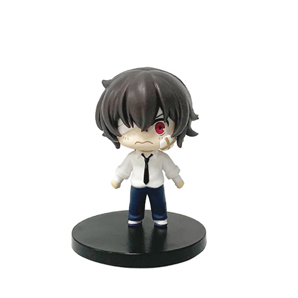 Anime Bungo Stray Dogs Edition Action Cute Collection Model Statue Decoration Ornaments Toys Q PVC dazai osamu Entertaining Play Safe Fun Kid Friendly