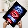 Gaming Fuel Neon Sign Tinplate Poster Customized Wall Art Vintage Retro Metal Signs for Mancave Decoration Room Desk Decor Home