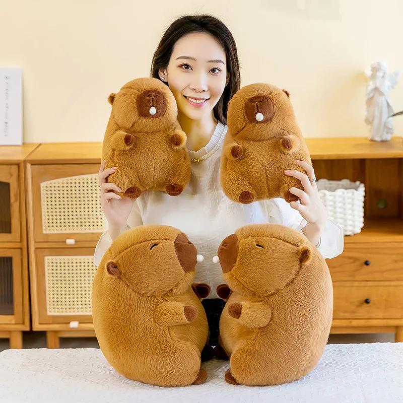 Süßes Capybara-Plüschtier mit dehnbarem Rotz K Simulation Tierplüsch Plüschtierpuppe Kindergeschenk Schildkröte Capybara Fruchtdol