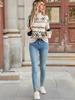 Baifen Zhi Yi Women's Retro Fair Isle Turtleneck Sweater - Autumn/Winter 2026
