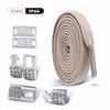 Silver Diamond buckle No Tie Shoe laces Elastic Laces Sneakers Tennis Shoelaces without ties Flat Shoelace for Shoes accessories