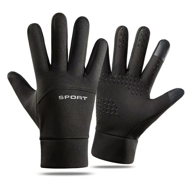 

Men s and Women s Winter Gloves, Running and Cycling, Insulation Materials, and Touch Screen Fingers for Skiing and Snow Driving M чёрный