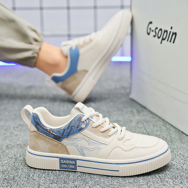 Leisure Shoes Four Seasons Sports Fashion Printed Low-top Board Shoes Every Day Wear Outdoor Street Men Men's Shoes