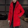 Large Size Cotton Coat Men 'S Thickened Cotton Jacket Mid -Length Cotton Coat Winter Thick Cotton Coat