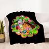 Dora Explorer Blanket Durable Comfort Suitable for Chair Office Seaside for All Seasons Playful Design Ideal Gift For Birthday Valentine'S Day