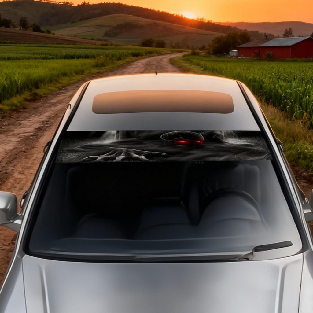 Transparent Car Windshield Sticker
