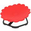Flower-Shaped Sensory Spinning Chair with Non-Slip Base for Balance/Coordination, Red