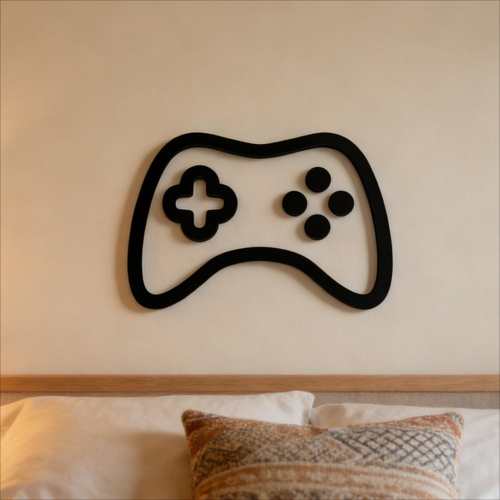 3D Acrylic Self Adhesive Game Room Door Decor Sign for Gamers Kids Christmas Halloween