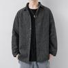 Men's Spring Autumn Corduroy Shirt Loose Long-sleeved Shirt Jacket Thin