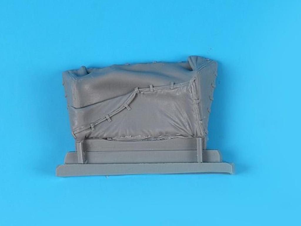 Black Dog 1/35 SU-76 Tent (for Zvezda) Resin Military Parts HAUT35267 (Tank)